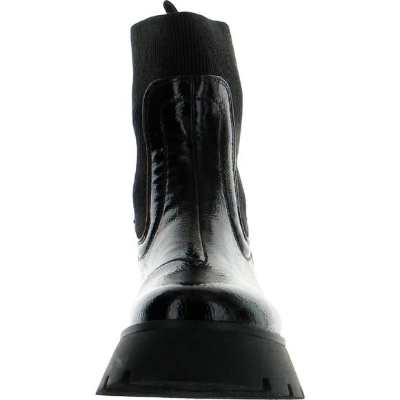 Circus by Sam Edelman Womens Leslie Black Patent Chelsea Boots Shoes NWT - Picture 2 of 3